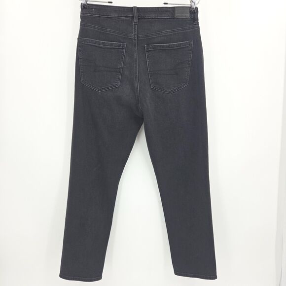 American Eagle Strigid Jeans Womens Size 6 Short High Rise Distressed Grunge - Picture 2 of 9